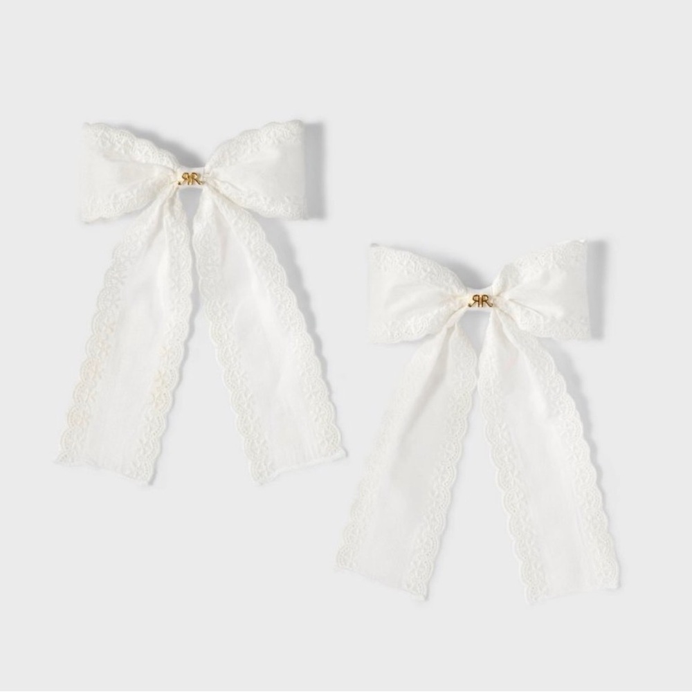 Roller Rabbit x Target Girls Lace Hair Bows - 2 Pack